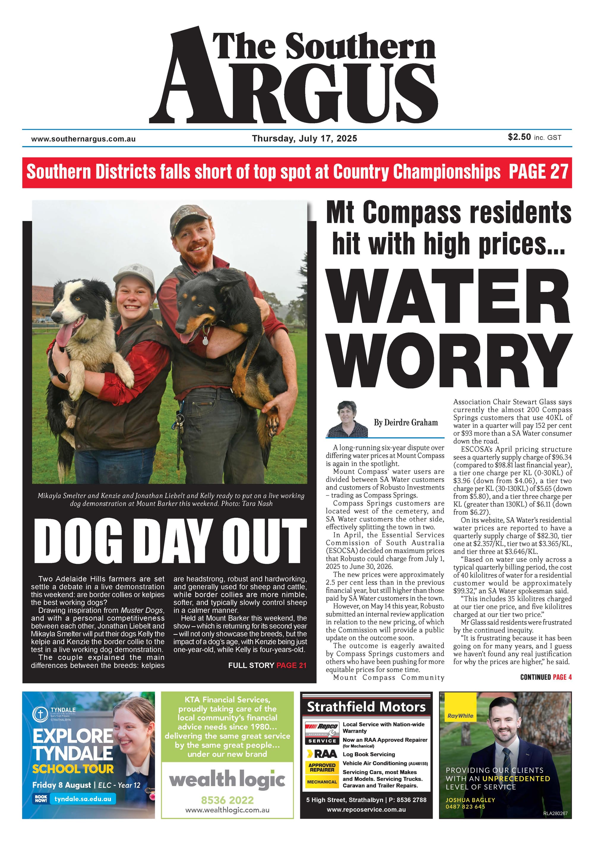 The Southern Argus - July 17, 2025