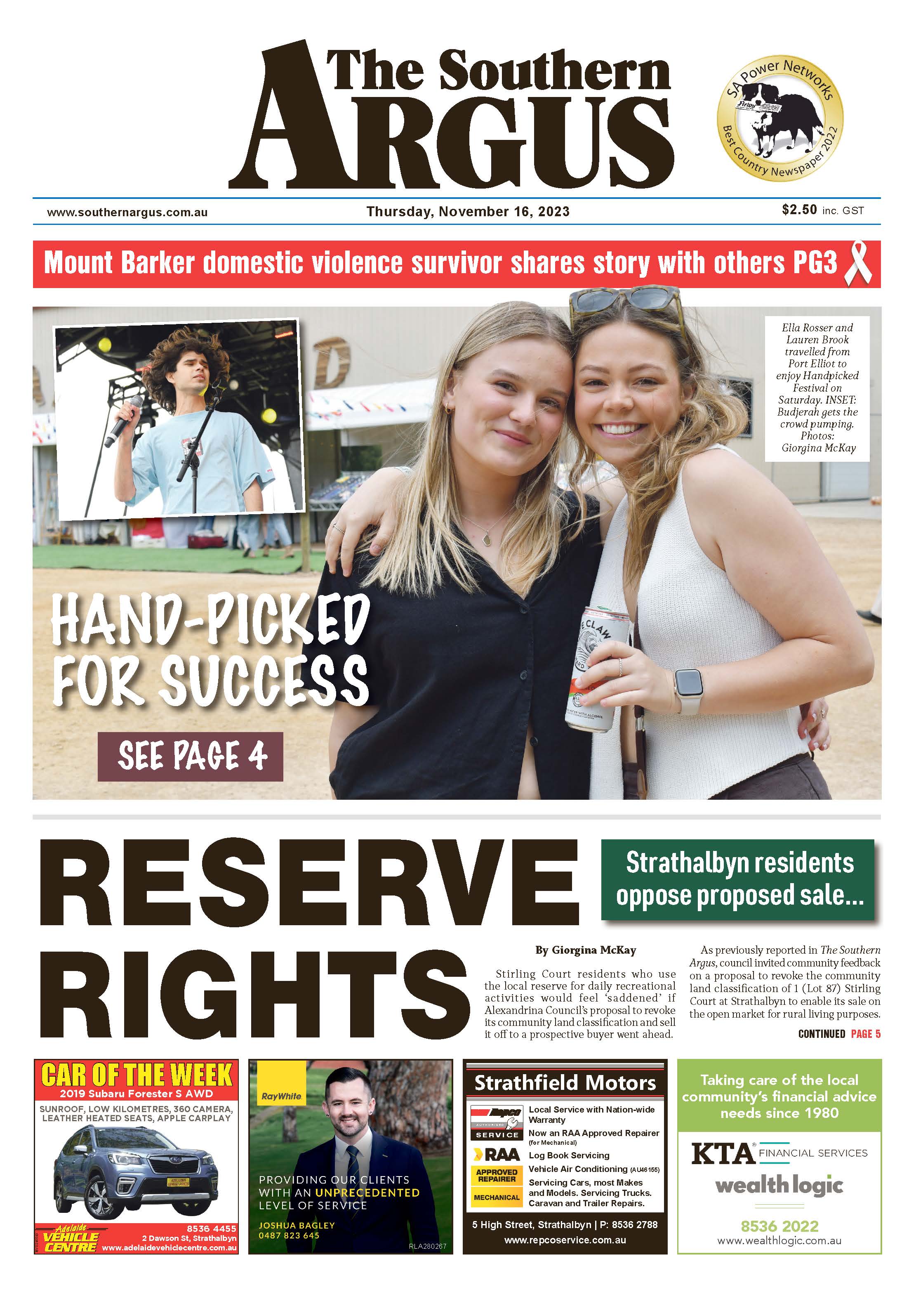 The Southern Argus - November 16, 2023