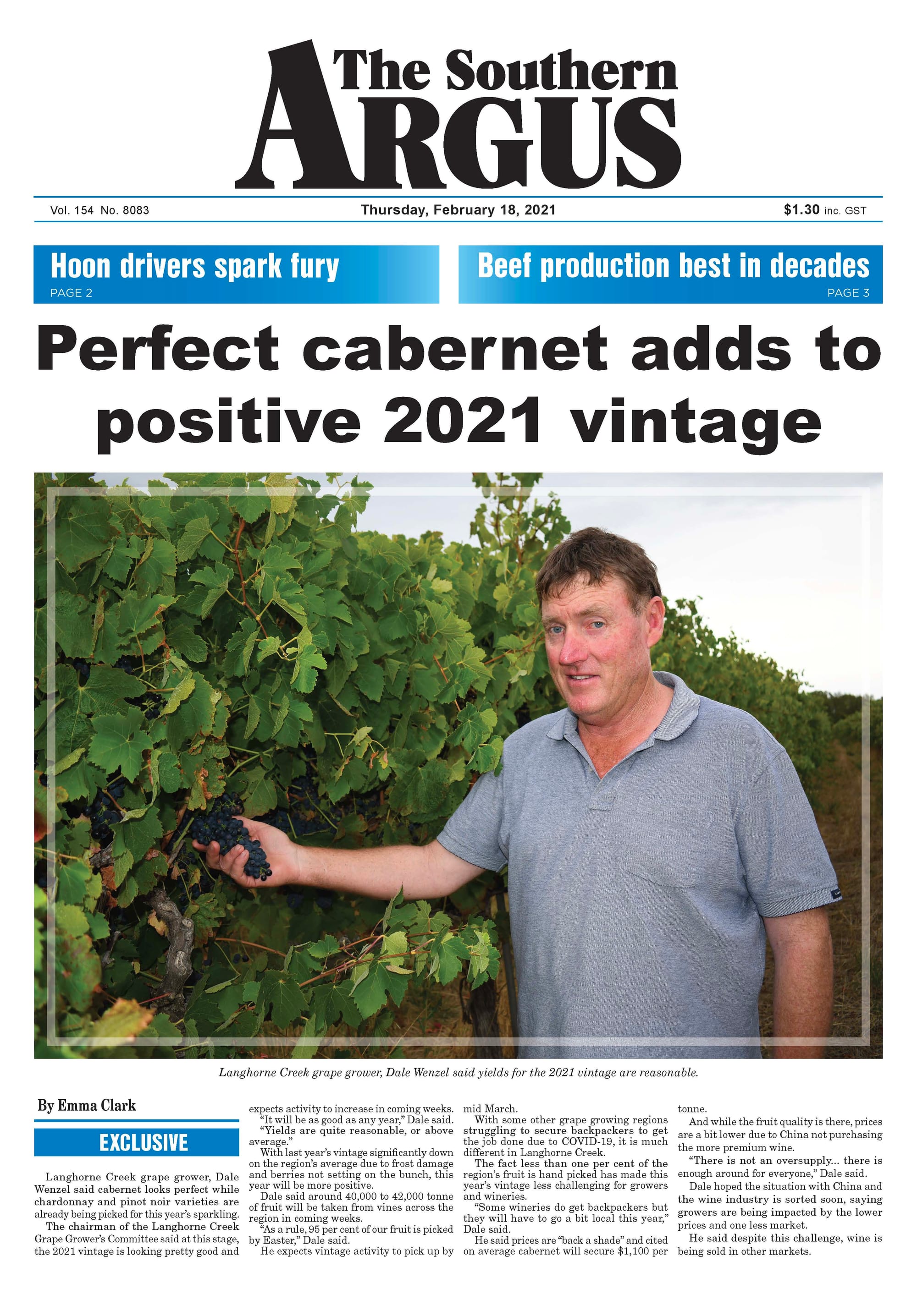 The Southern Argus - February 18, 2021
