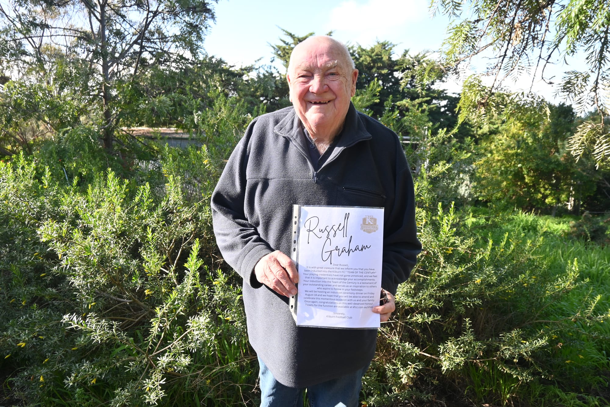 A momentous goal for retired Strathalbyn footballer