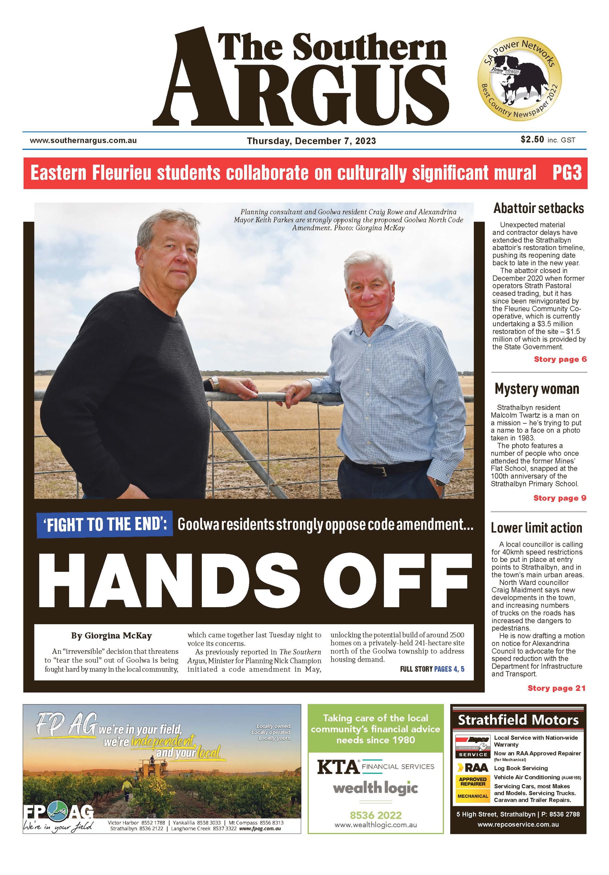 The Southern Argus - December 7, 2023