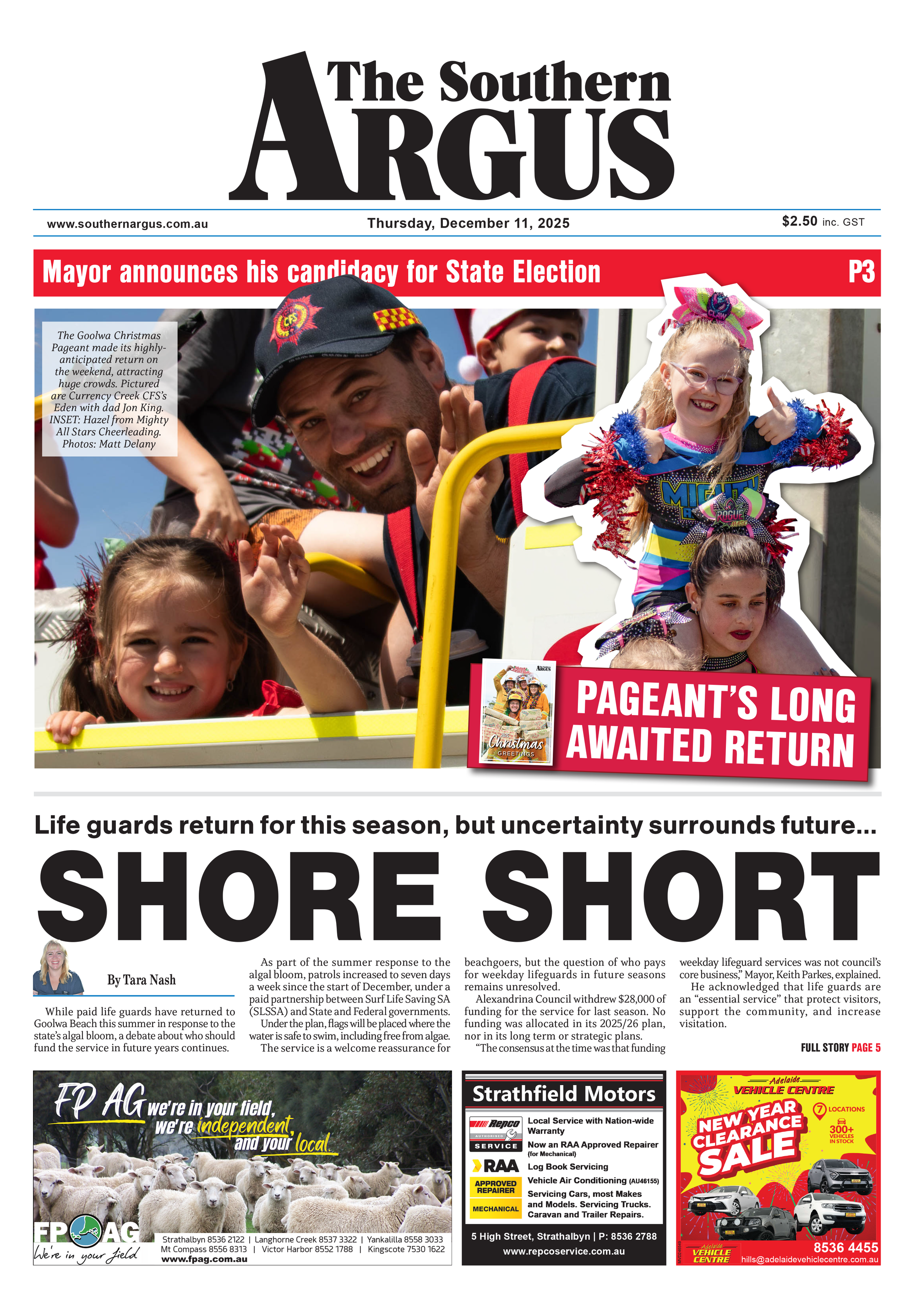 The Southern Argus - December 11, 2025