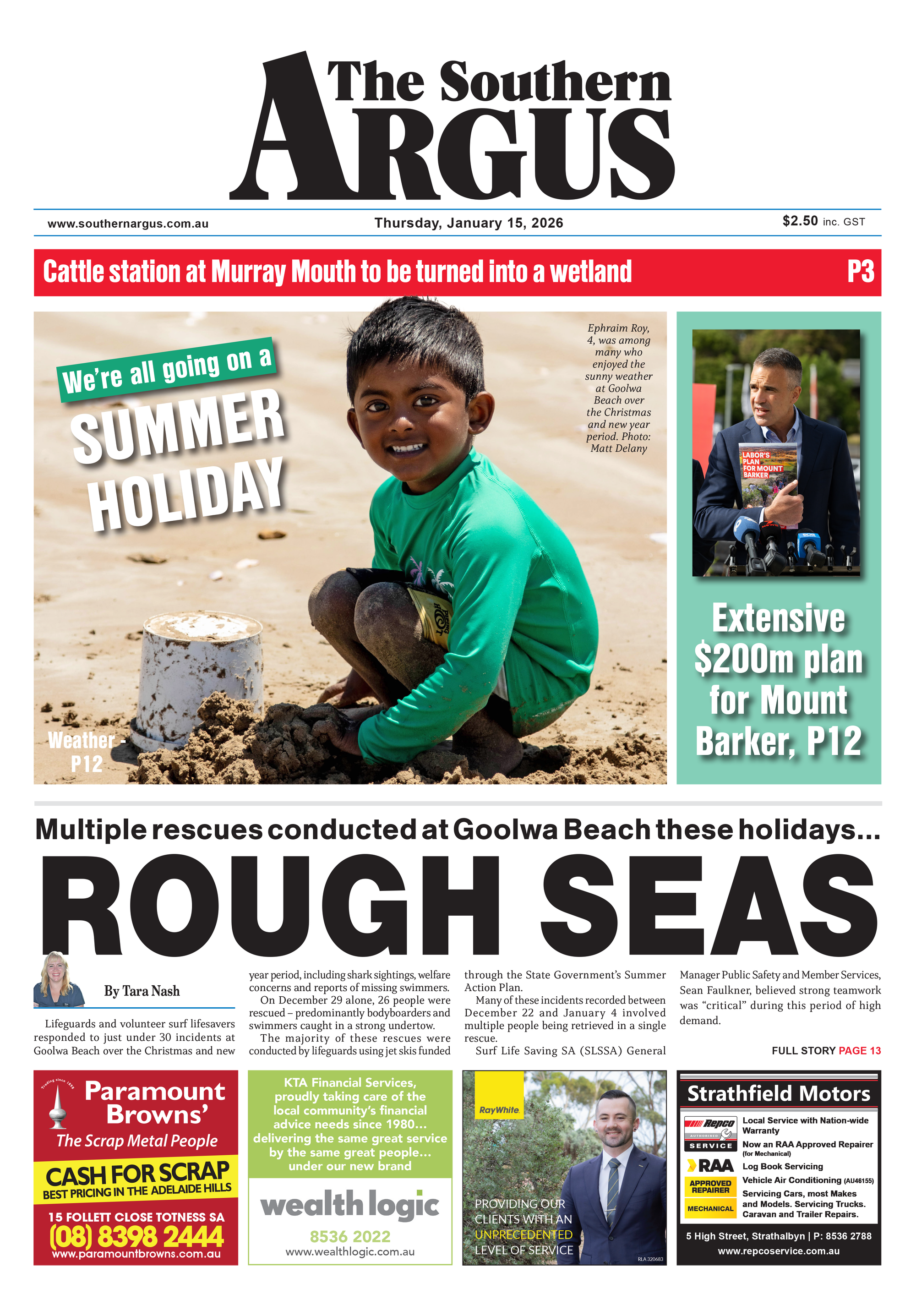 The Southern Argus - January 15, 2026