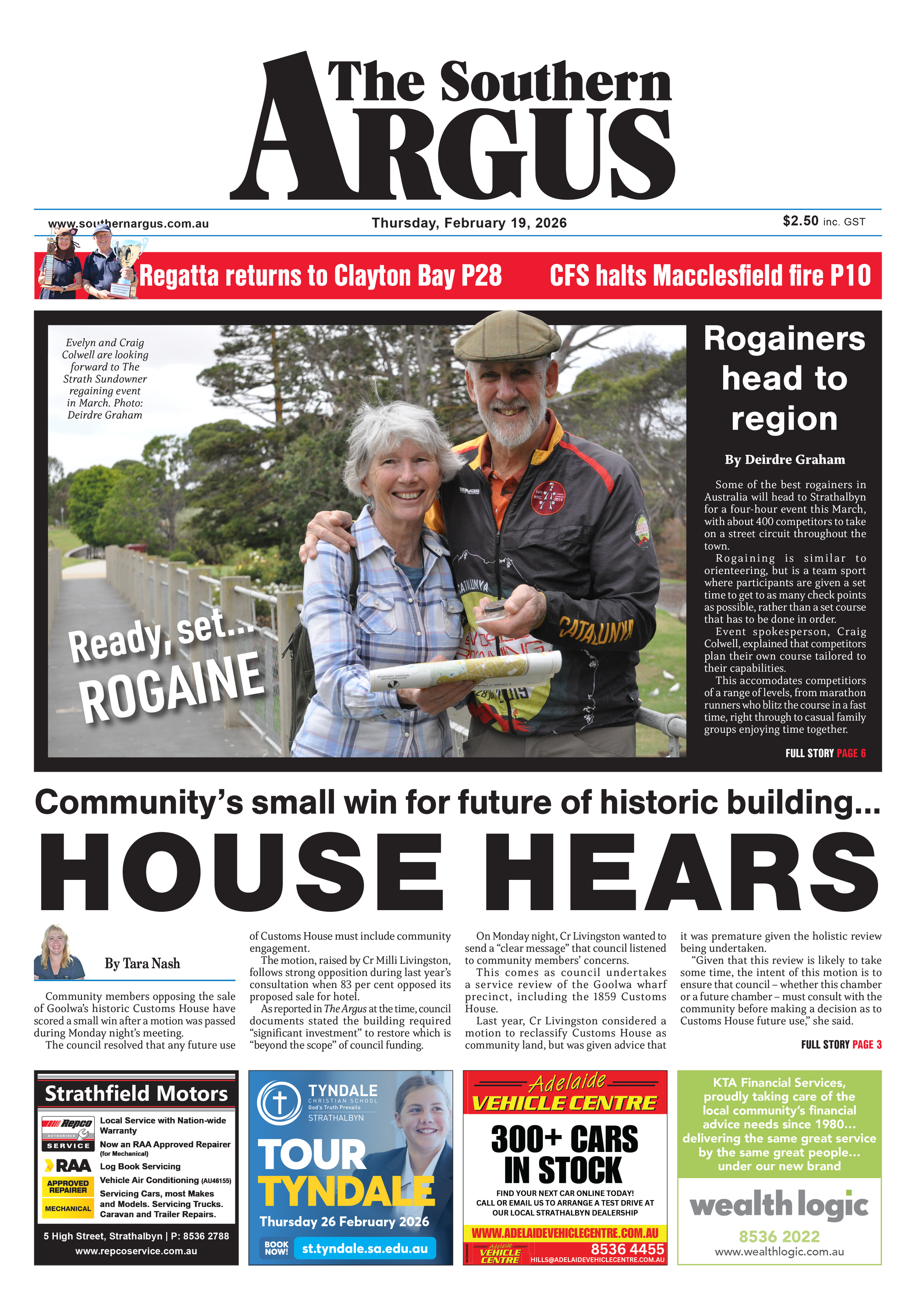 The Southern Argus - February 19, 2026