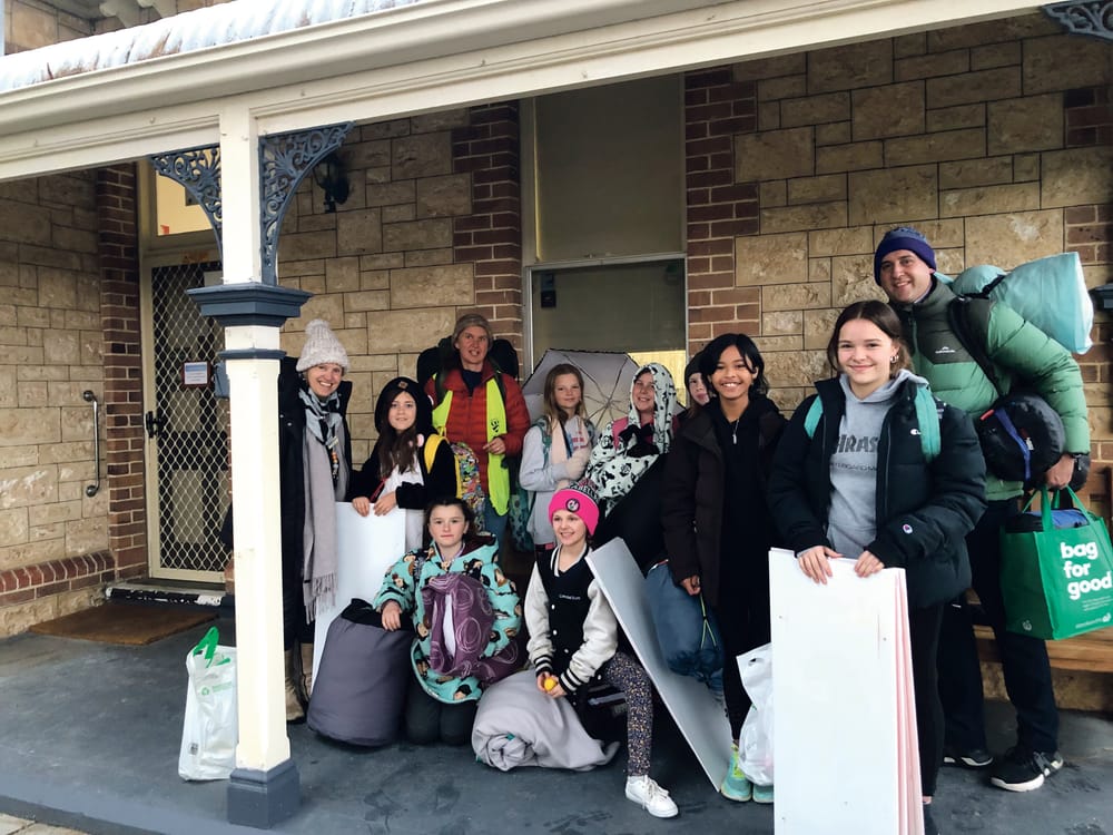 FREEZING FUNDRAISER: Milang students sleep out to experience homelessness post image