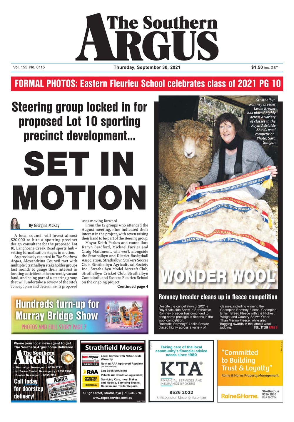 The Southern Argus - September 30, 2021 post image