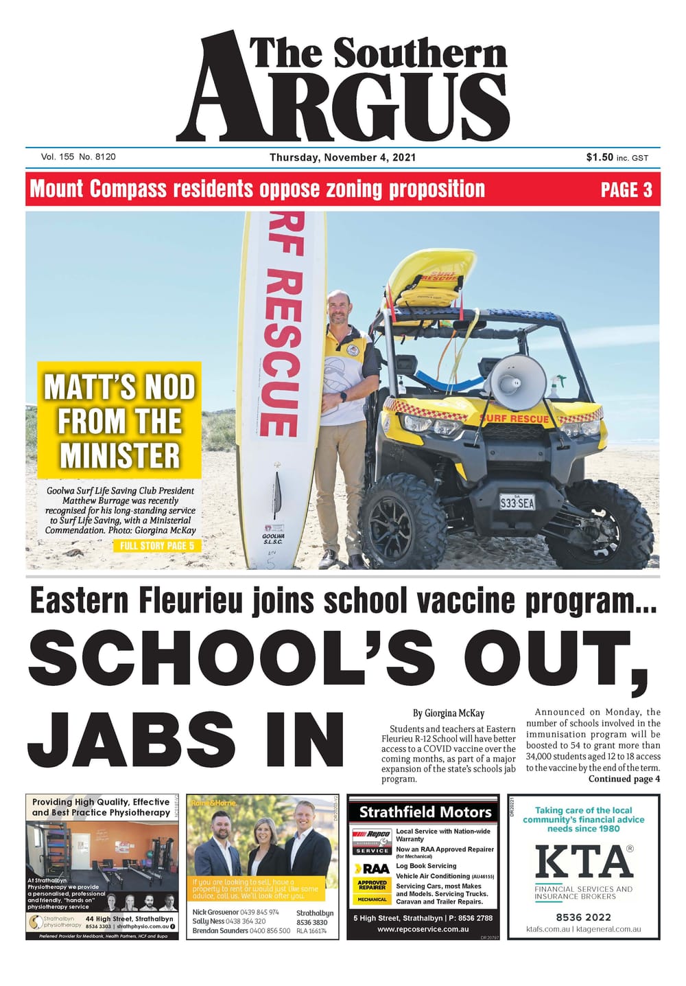 The Southern Argus - November 4, 2021 post image