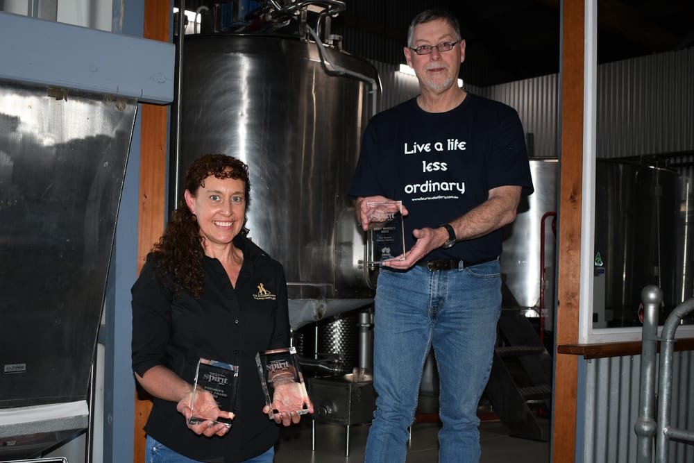 Fleurieu distillers whisked off their feet by awards haul post image
