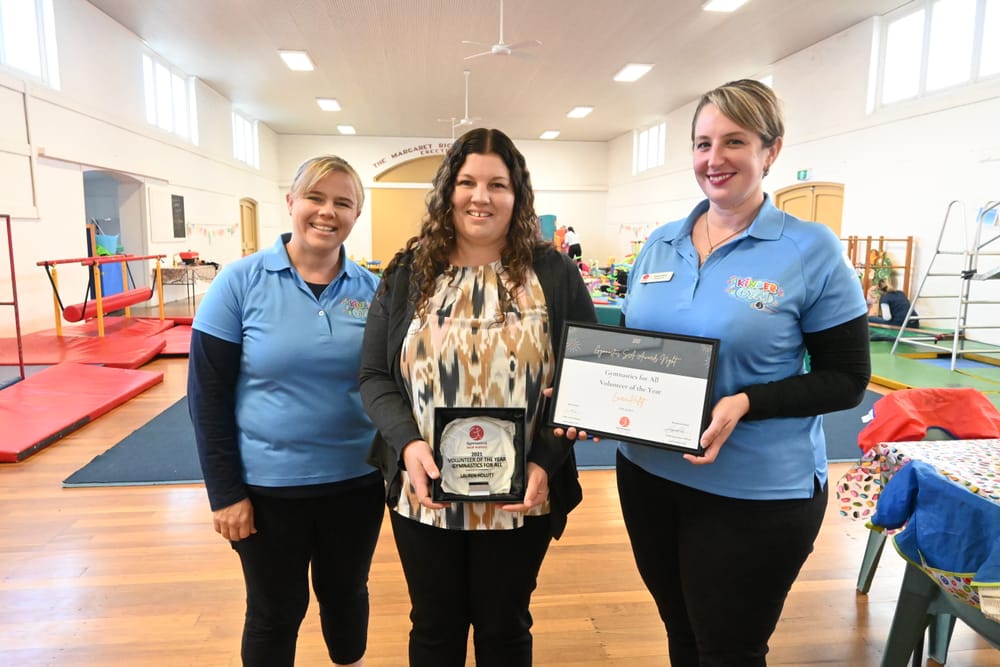 Local kindergym’s ‘heart and soul’ earns accolade for volunteer hours post image