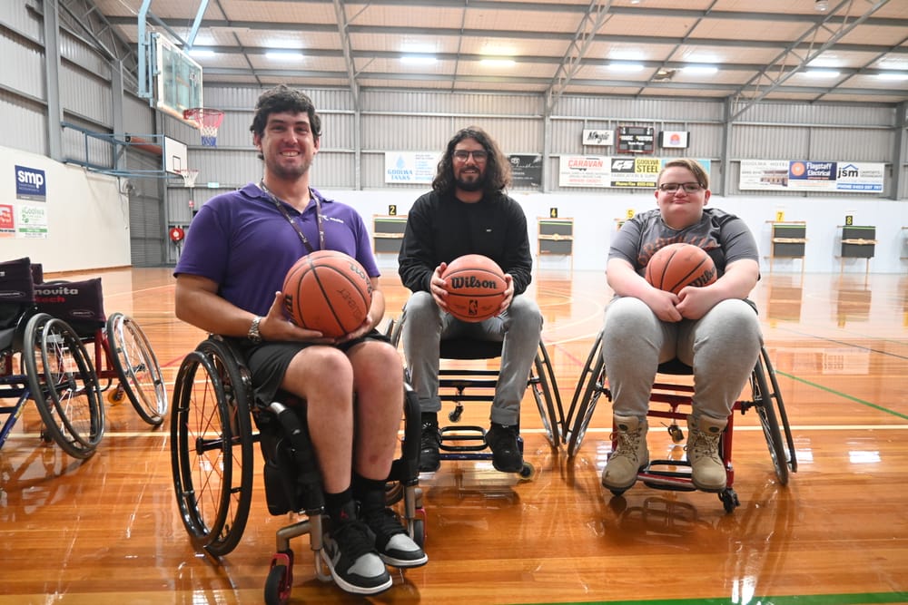 NOTHING BUT NET: Goolwa hosts wheelchair basketball session post image