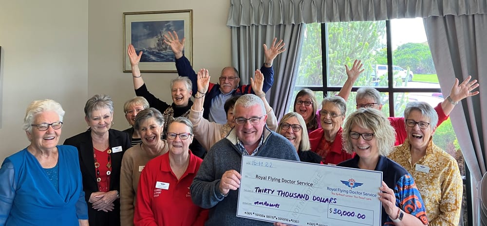 Fleurieu group donates $30,000 to Royal Flying Doctor Service post image