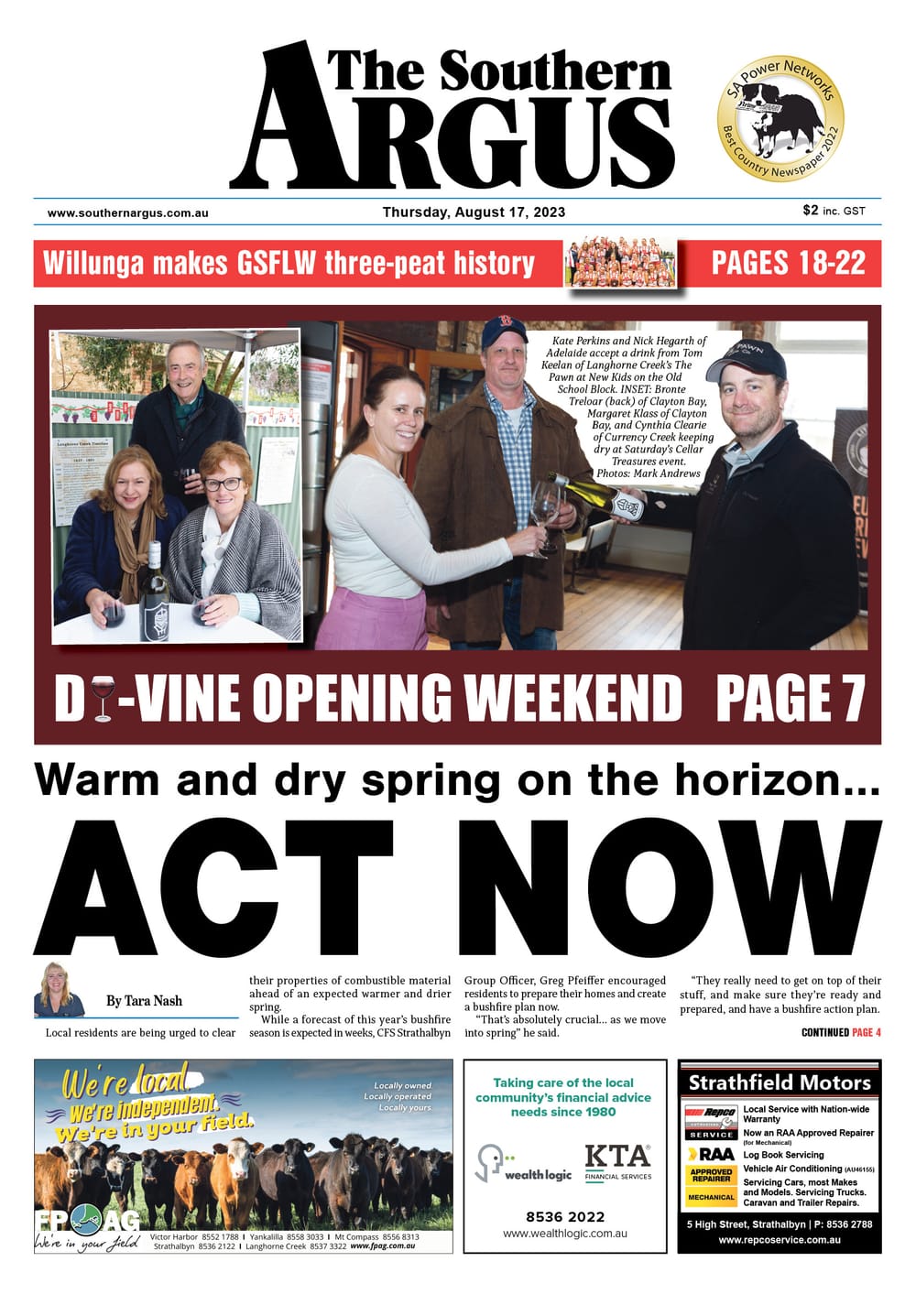 The Southern Argus - August 17, 2023 post image