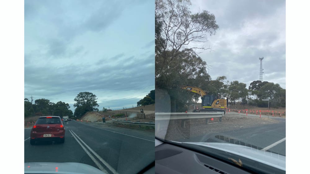 Long Valley Road roadworks to continue into 2023, centre barrier to be installed post image