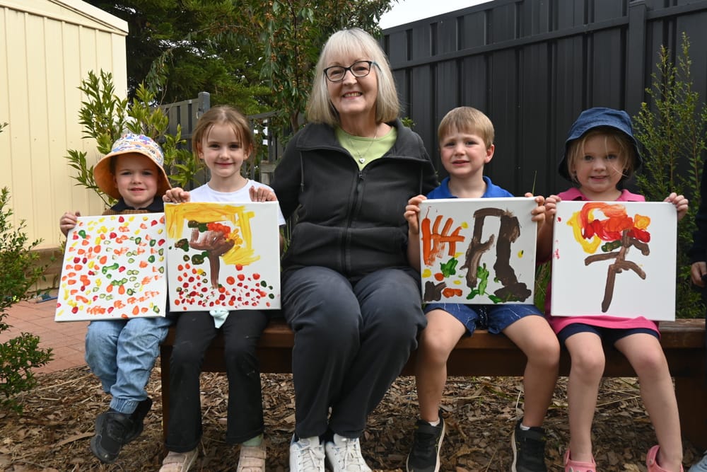 Children’s brush with art world post image