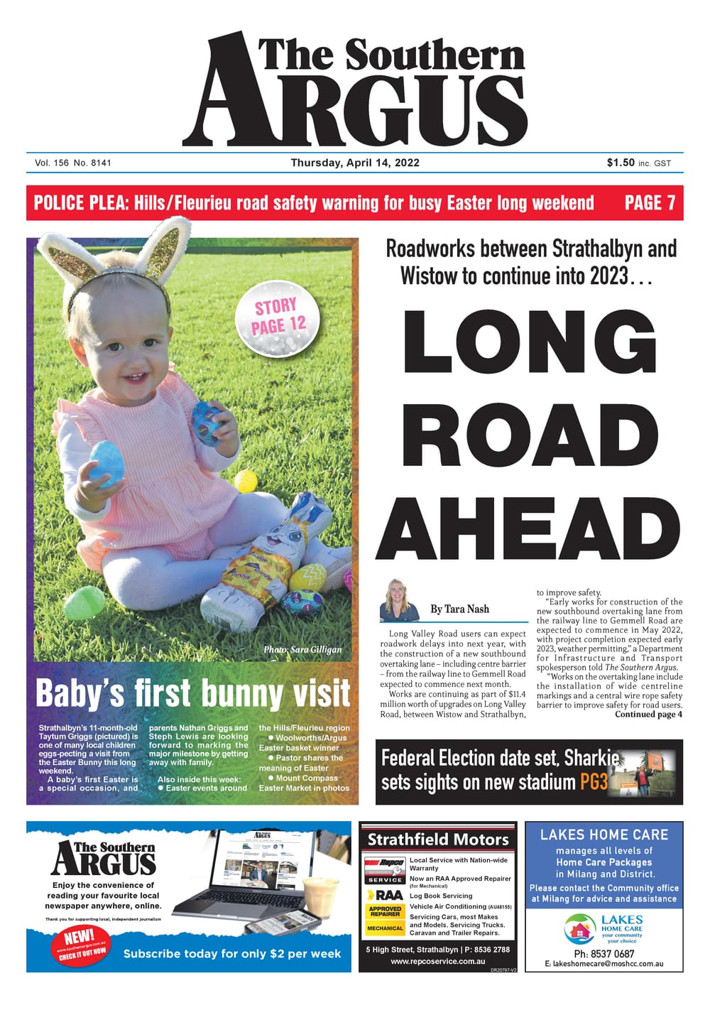 The Southern Argus - April 14, 2022 post image