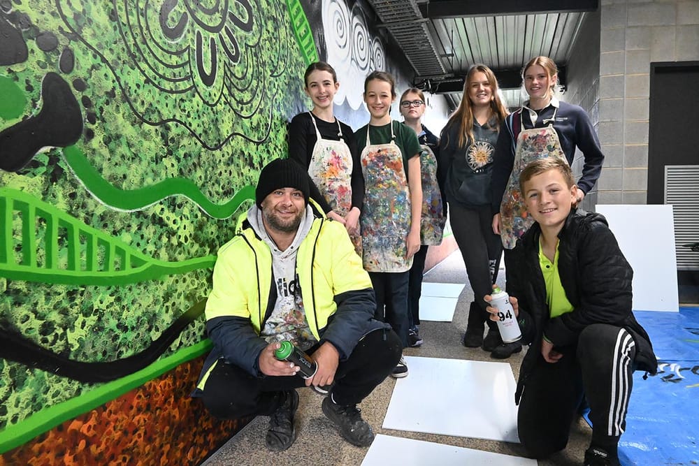 RECONCILIATION WEEK: Mount Barker mural connecting local students to country post image