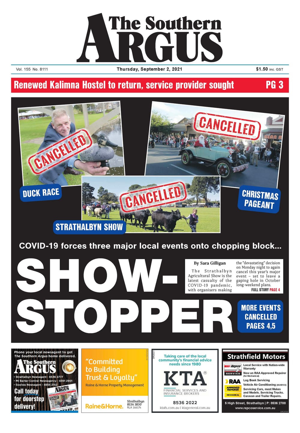 The Southern Argus - September 2, 2021 post image