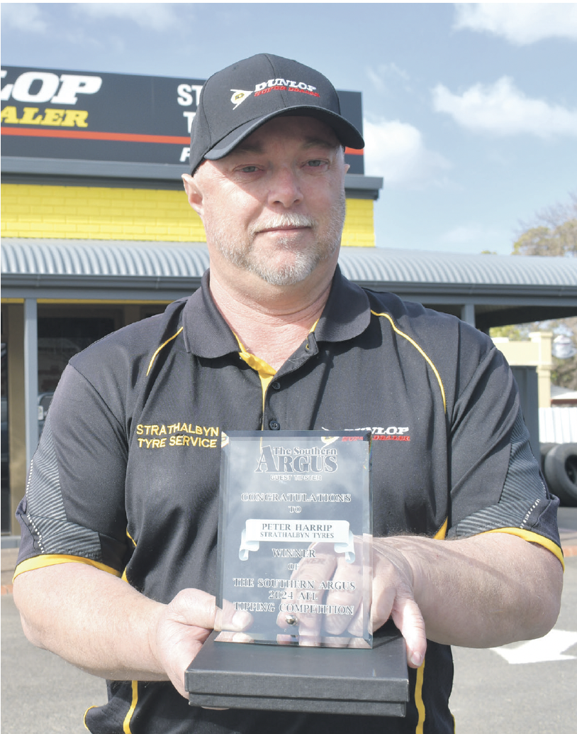 Harrip wins inaugural Argus tipping competition post image