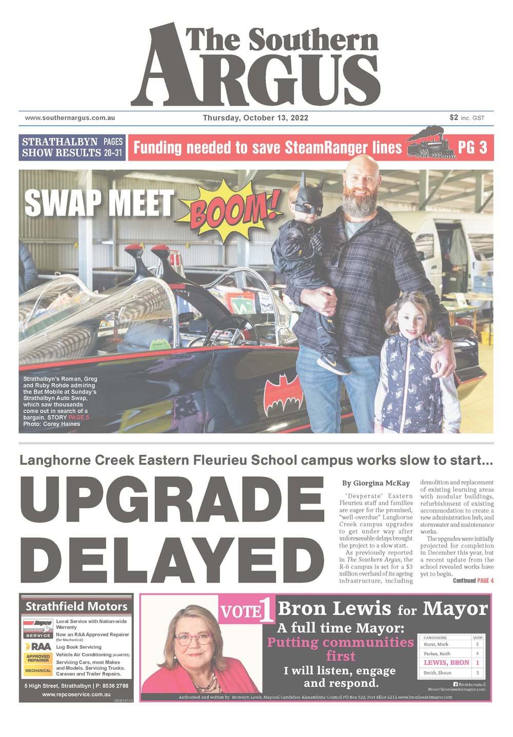 The Southern Argus - October 13, 2022 post image