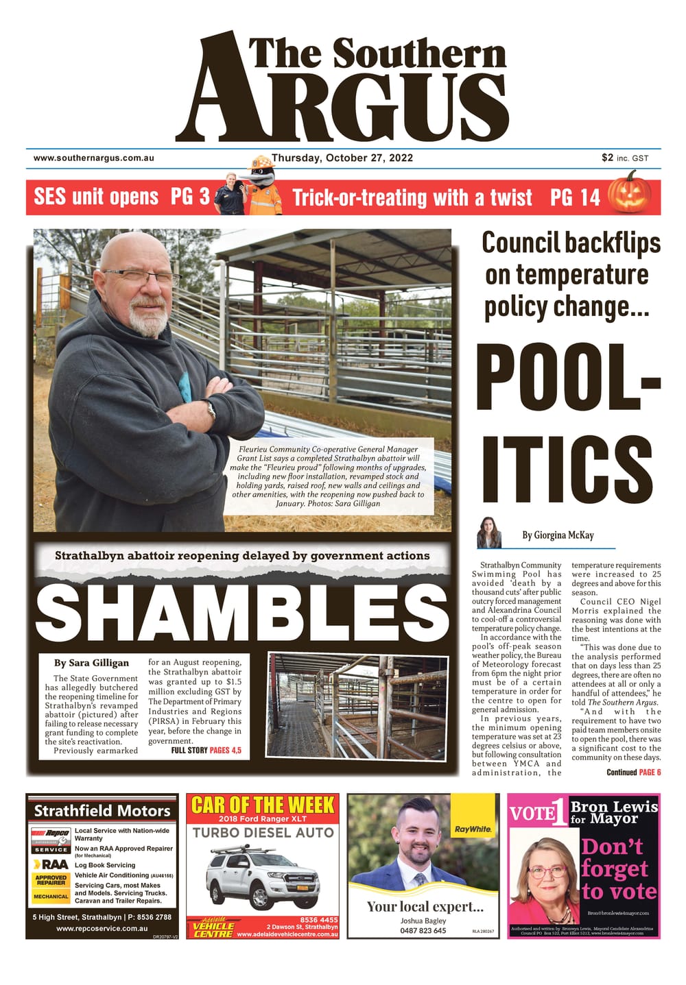 The Southern Argus - October 27, 2022 post image