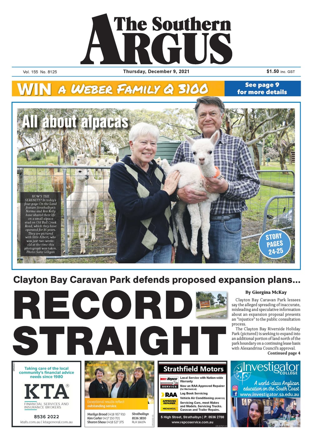 The Southern Argus - December 9, 2021 post image