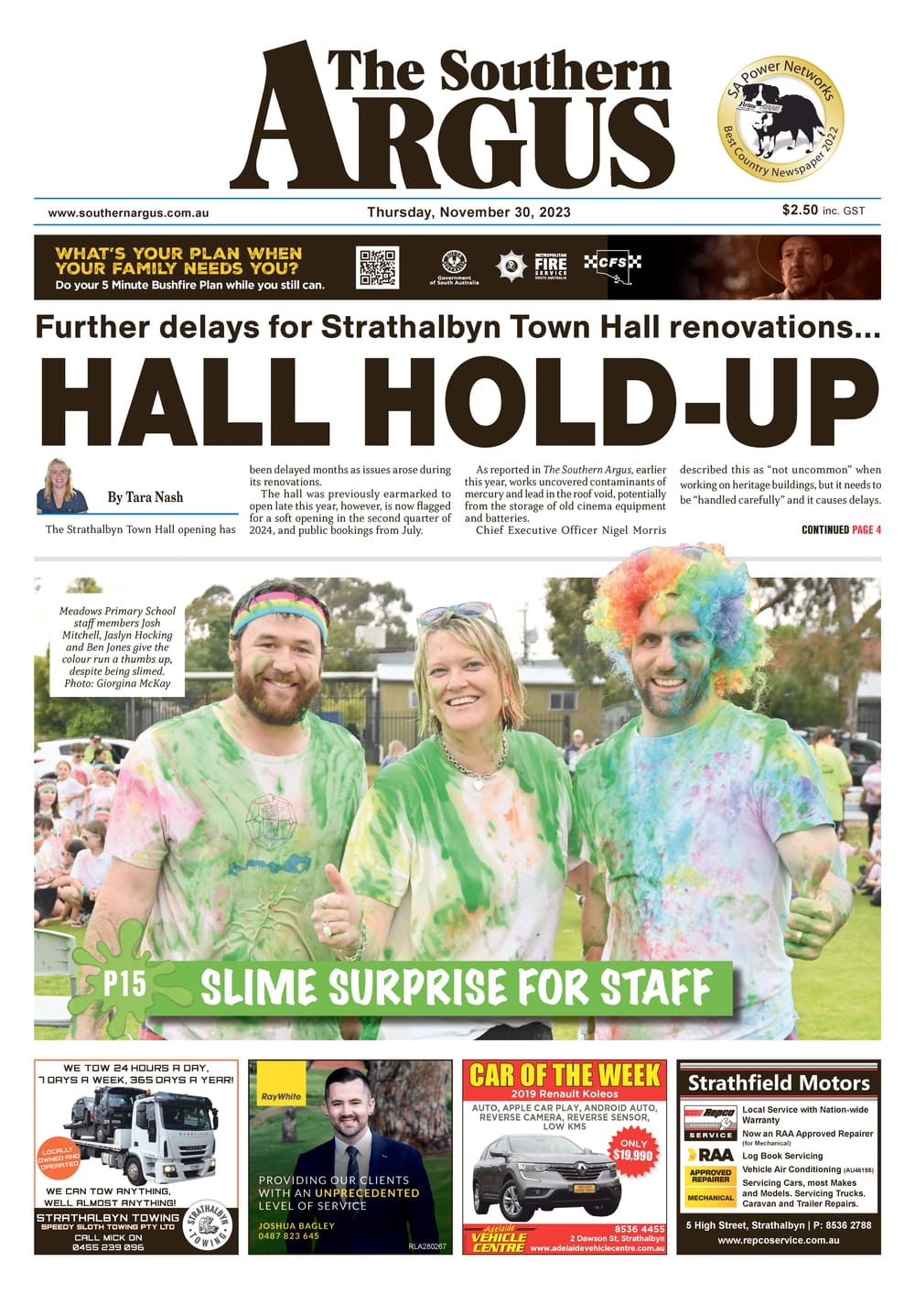 The Southern Argus - November 30, 2023 post image