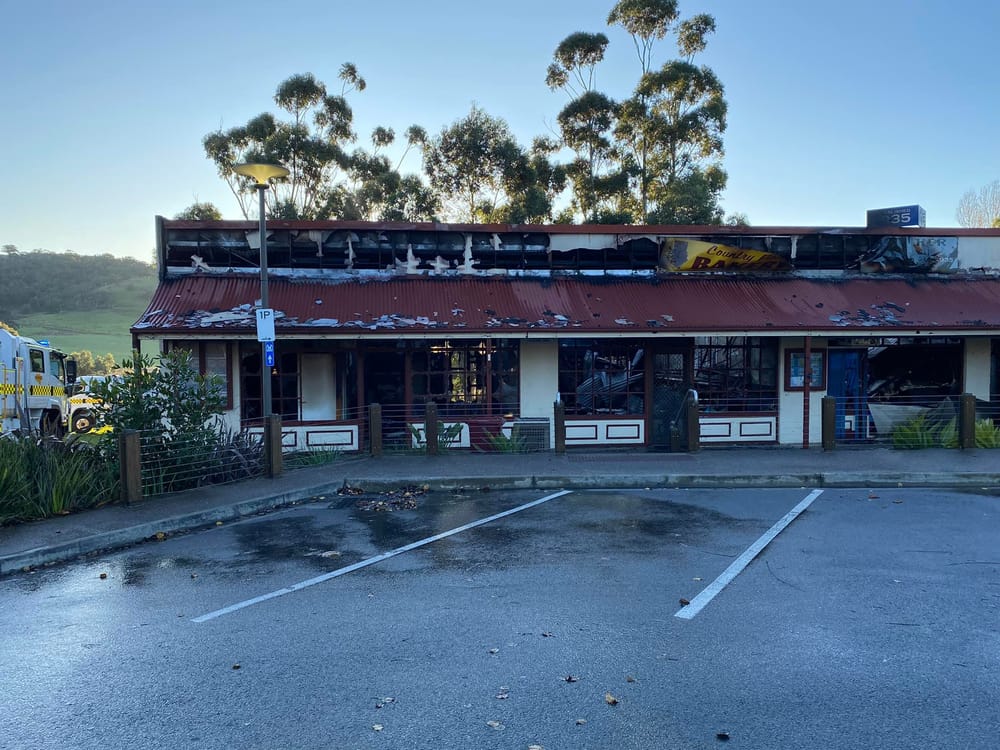 Suspicious Mount Compass fire destroys shopfronts, causes more than $1m damage post image