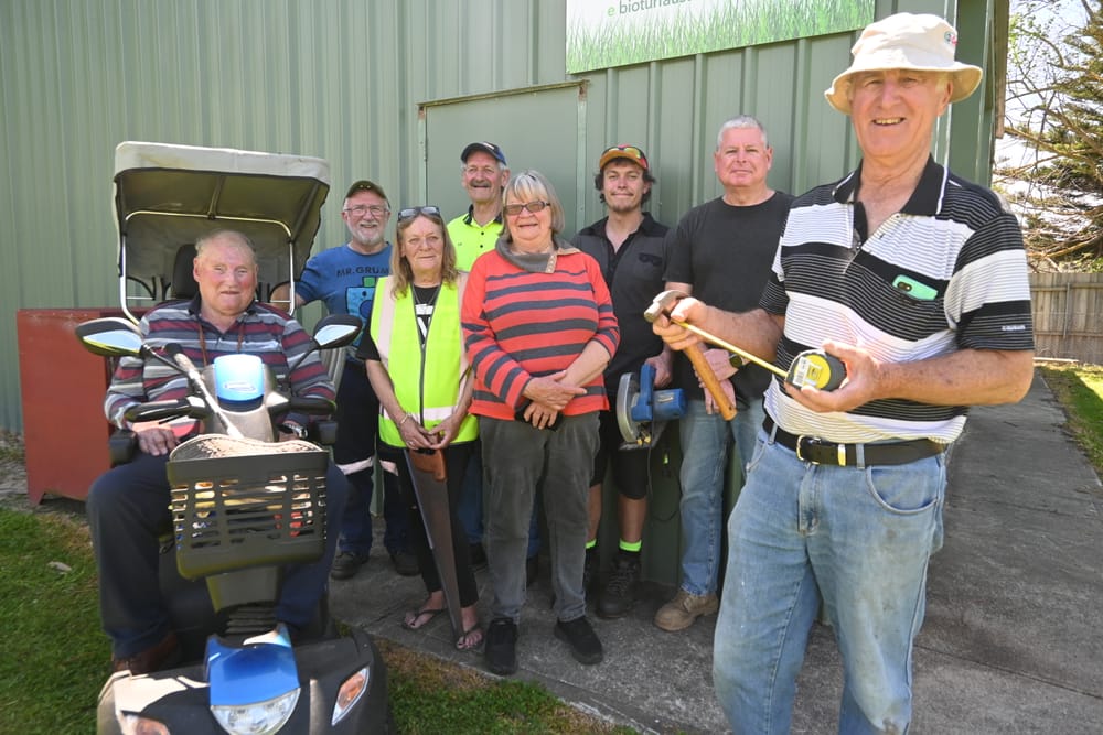 Foundation set for Compass community shed post image