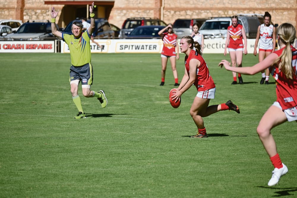 Young female players encouraged to ‘come and try’ footy post image