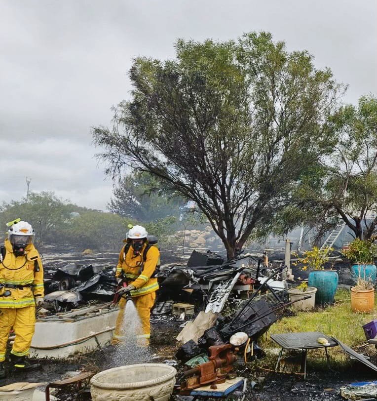 Grass fire damages Point Sturt property post image
