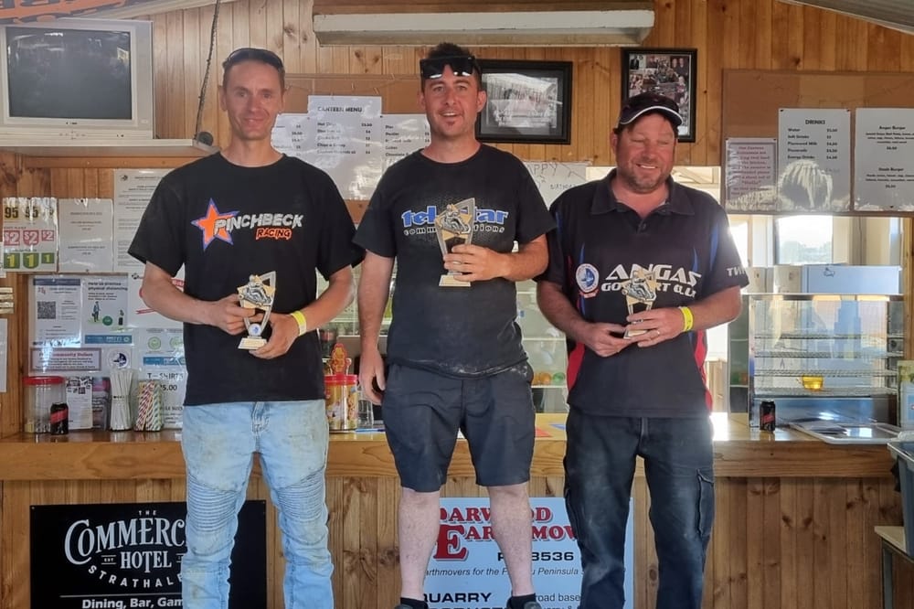 Dust settled on Angas go kart race track as results come in post image