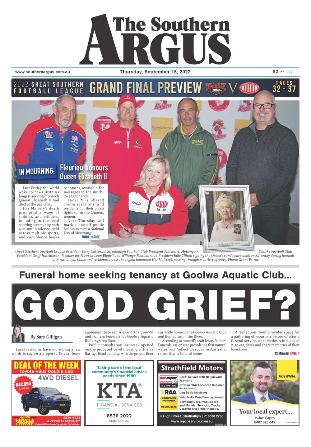 The Southern Argus - September 15, 2022 post image