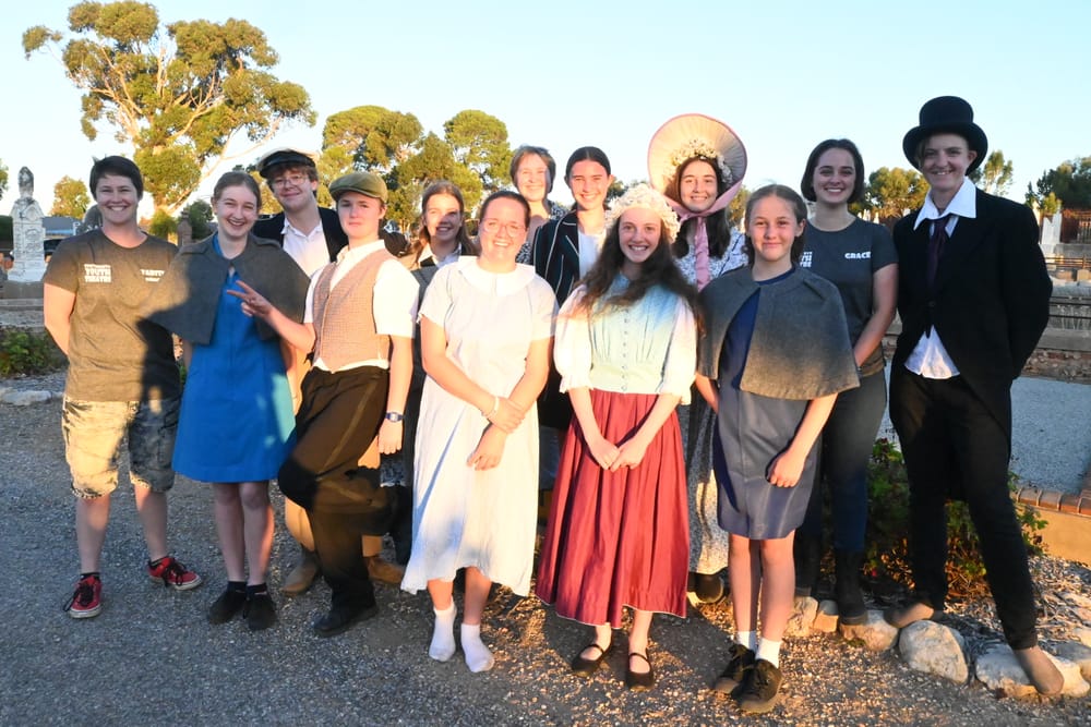 Cemetery stage for historic Strathalbyn Players show which took attendees back in time post image