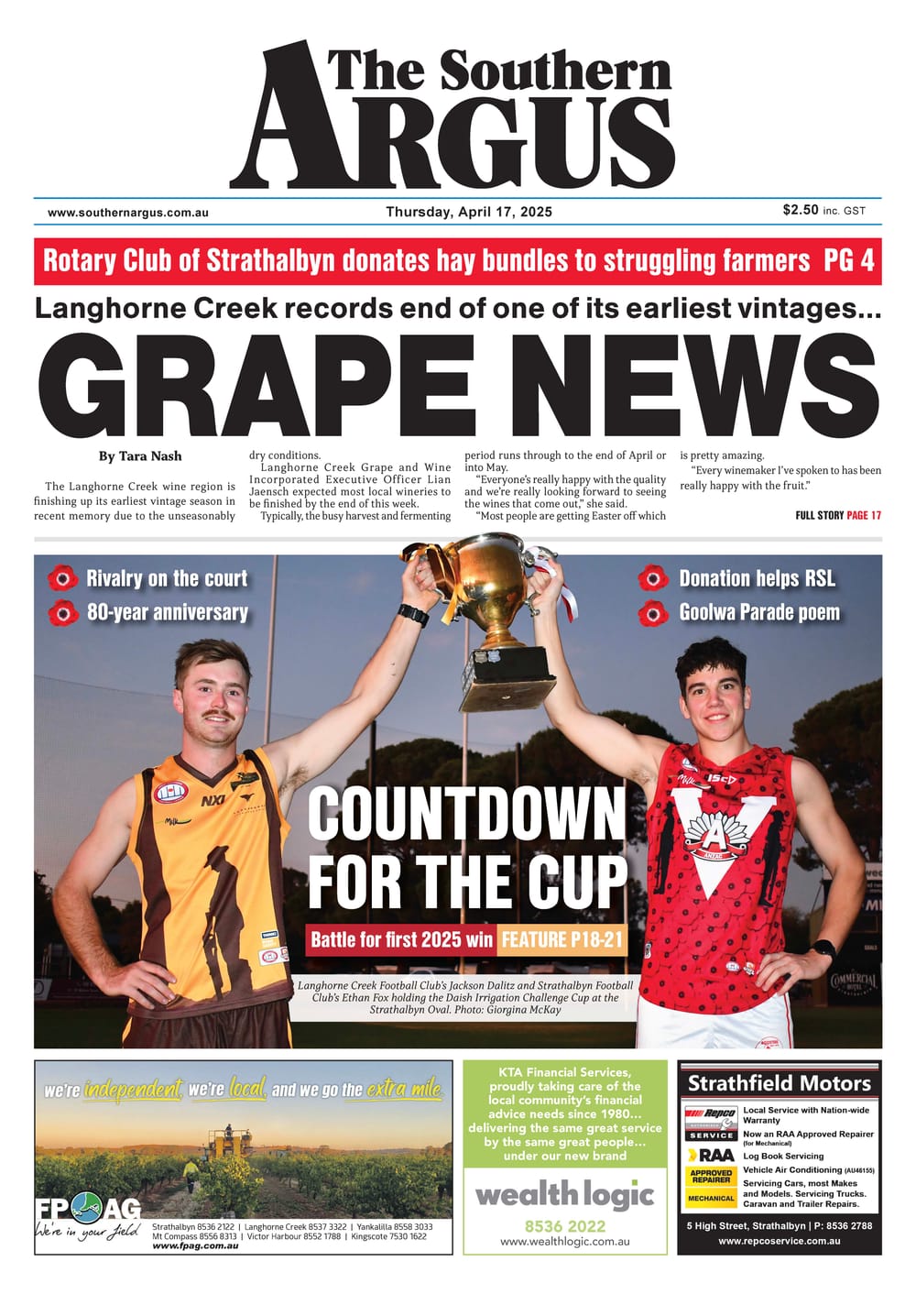 The Southern Argus - April 17, 2025 post image