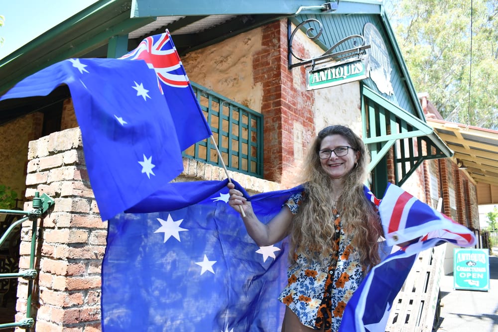 Linda flys Strathalbyn flag as region’s Citizen of the Year post image