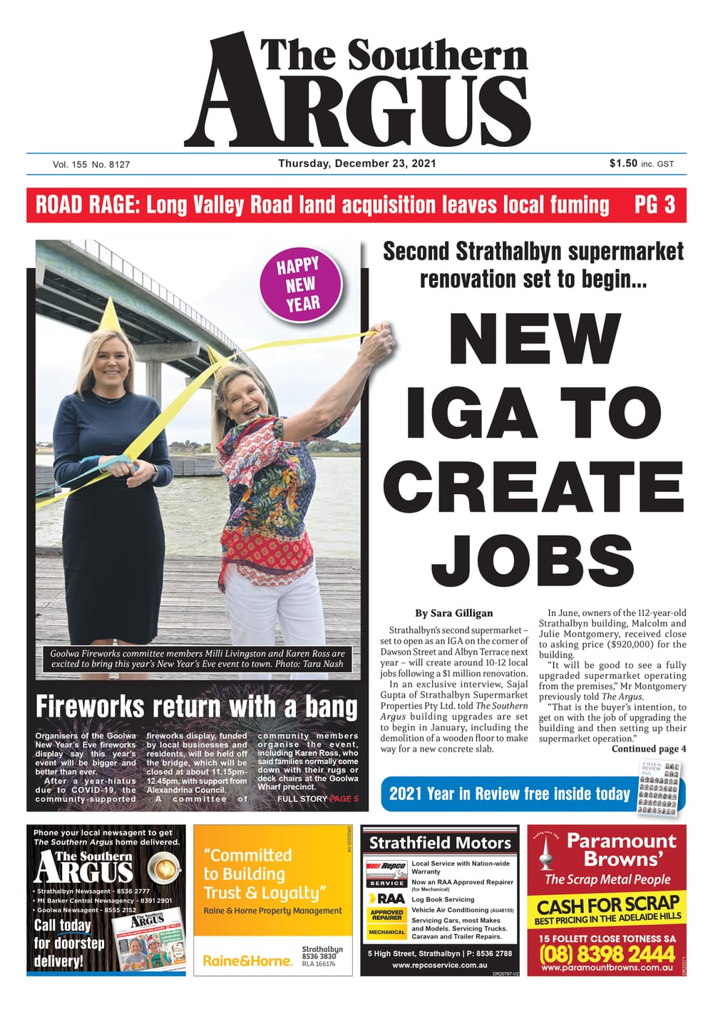 The Southern Argus - December 23, 2021 post image