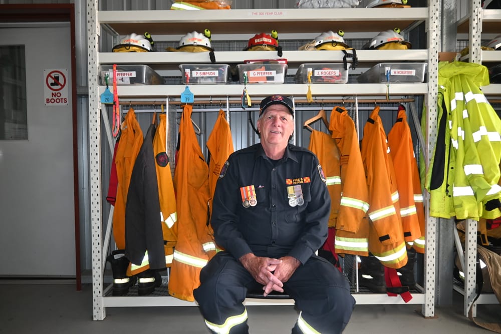 Volunteer credits milestone to family post image