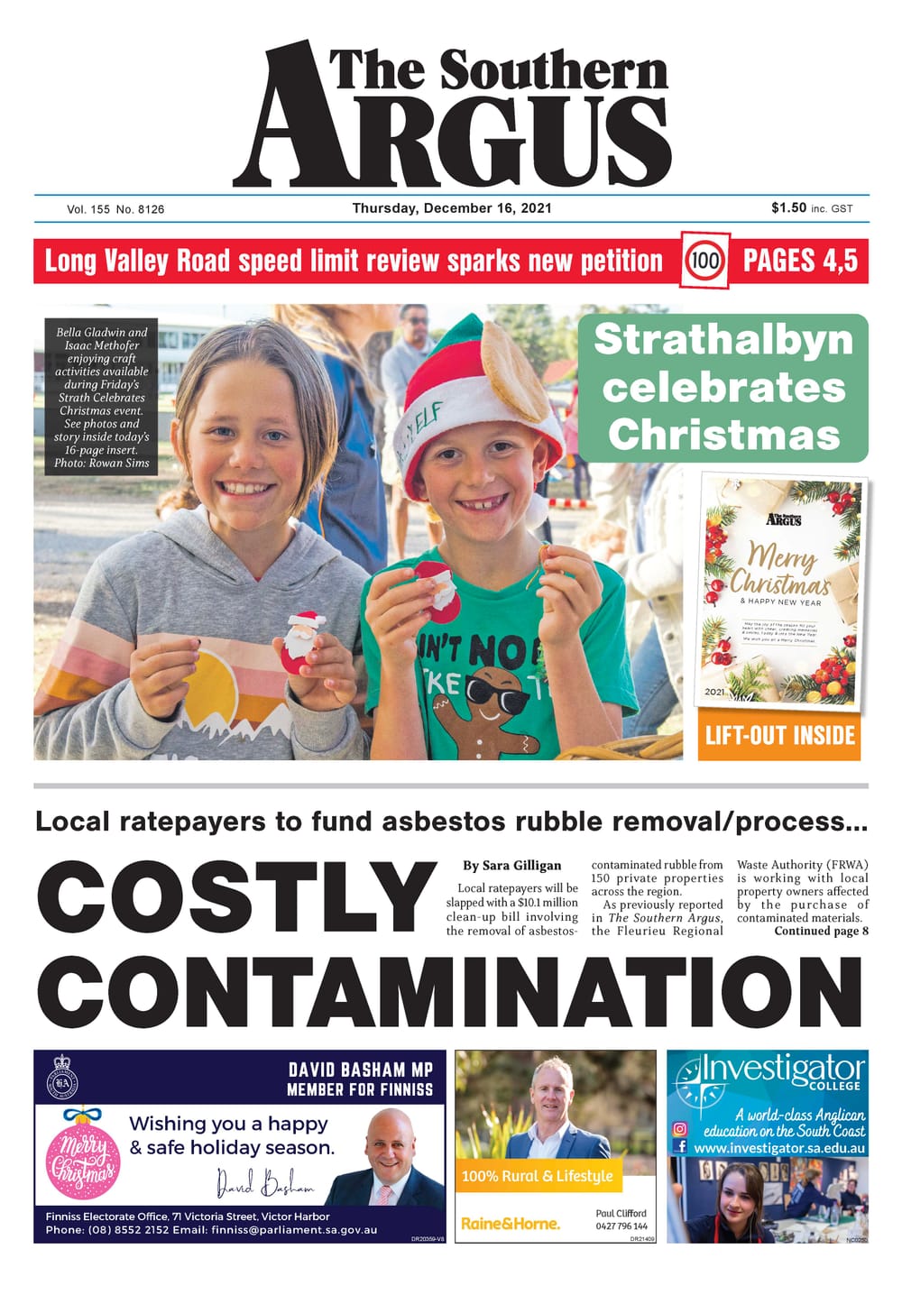 The Southern Argus - December 16, 2021 post image