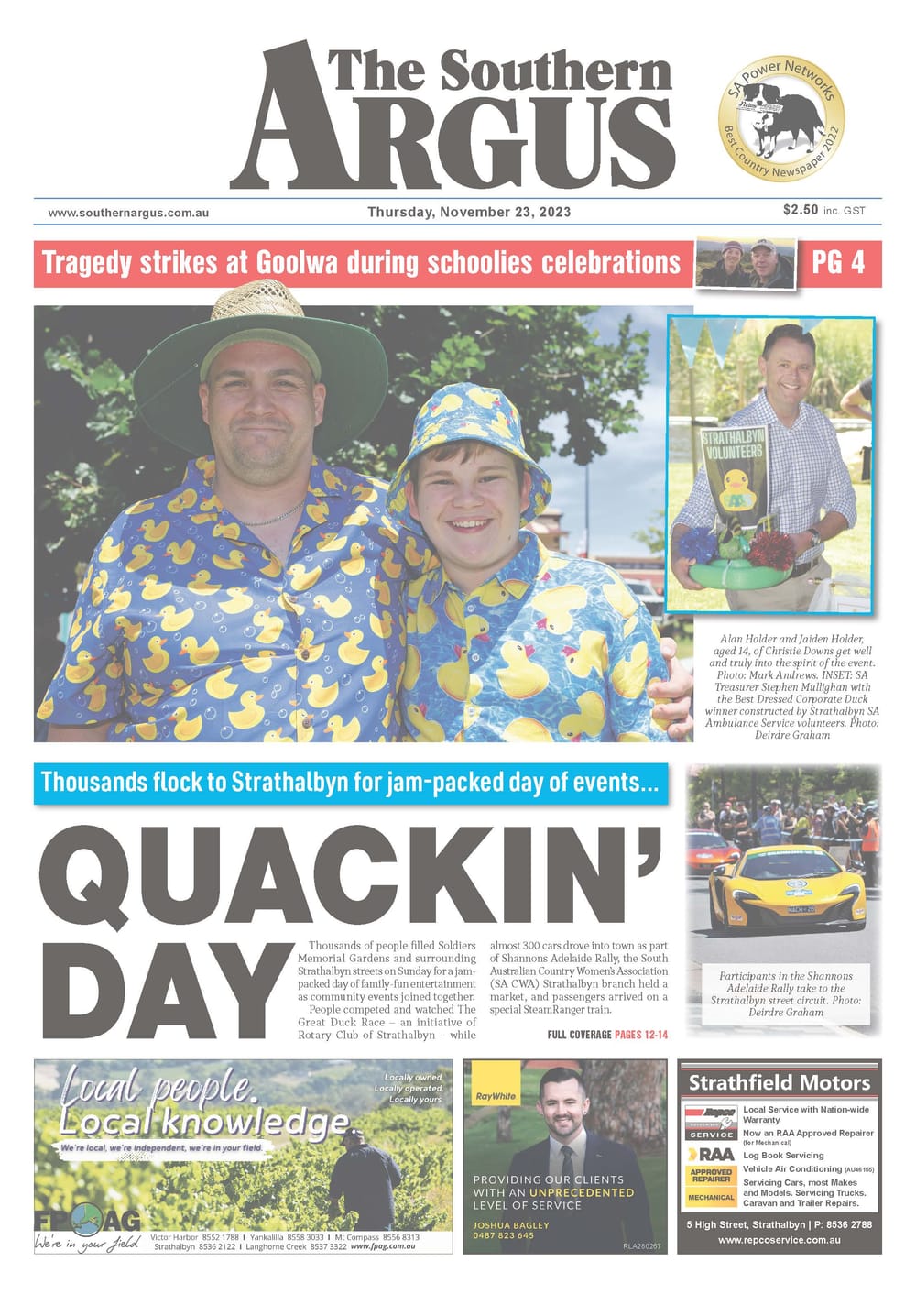 The Southern Argus - November 23, 2023 post image