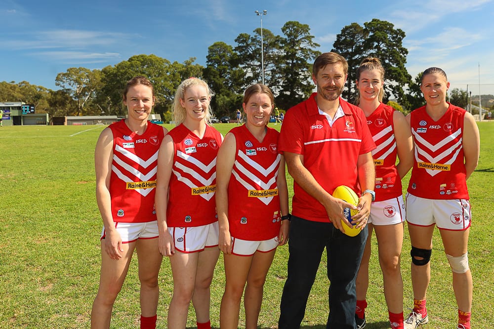 Strathalbyn female footballers dominate Yankalilla in round 2 of GSFLW’s 2022 season post image
