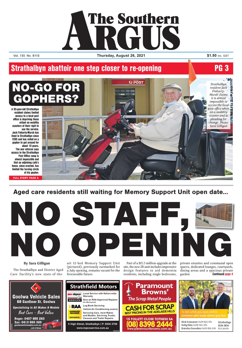 The Southern Argus - August 26, 2021 post image