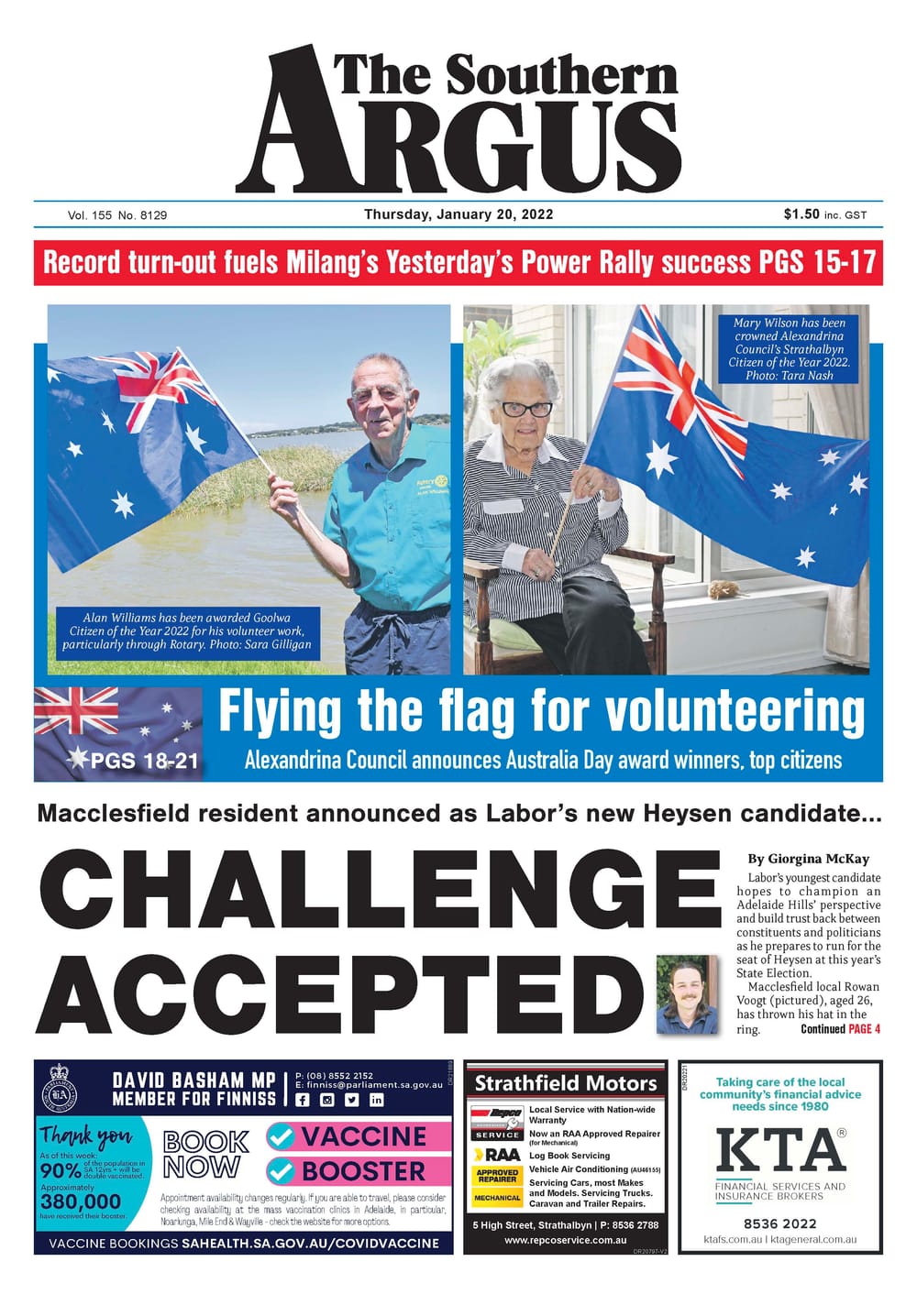 The Southern Argus - January 20, 2022 post image