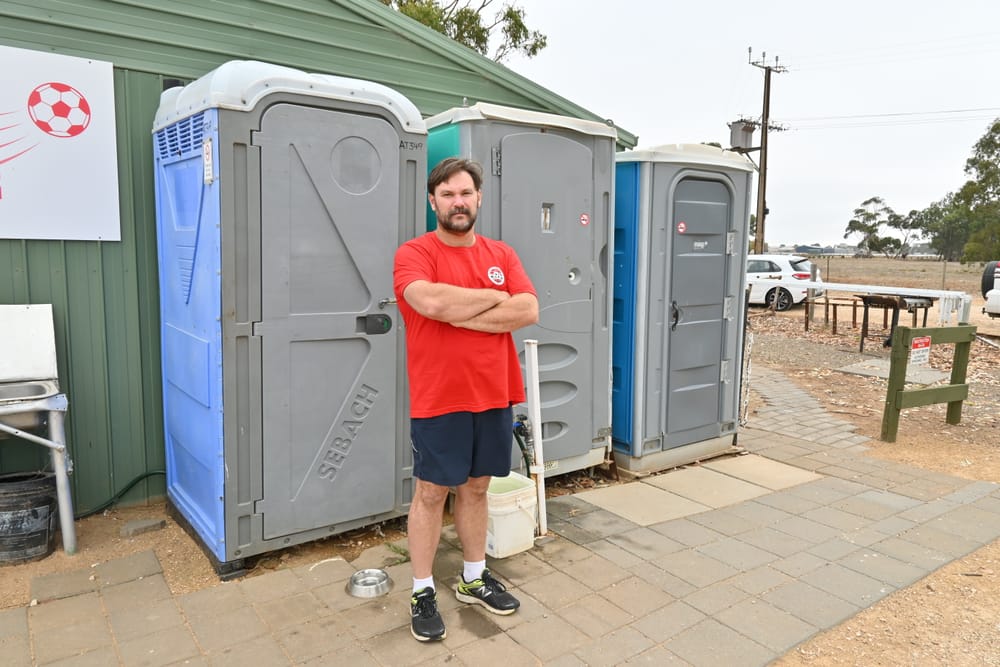 Down in the dumps: Soccer toilets have users kicking up a stink post image