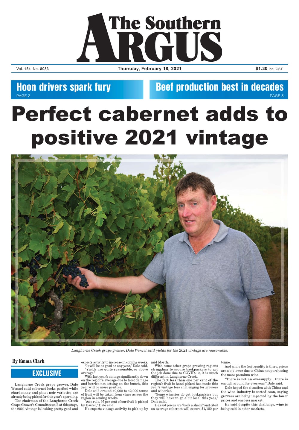 The Southern Argus - February 18, 2021 post image