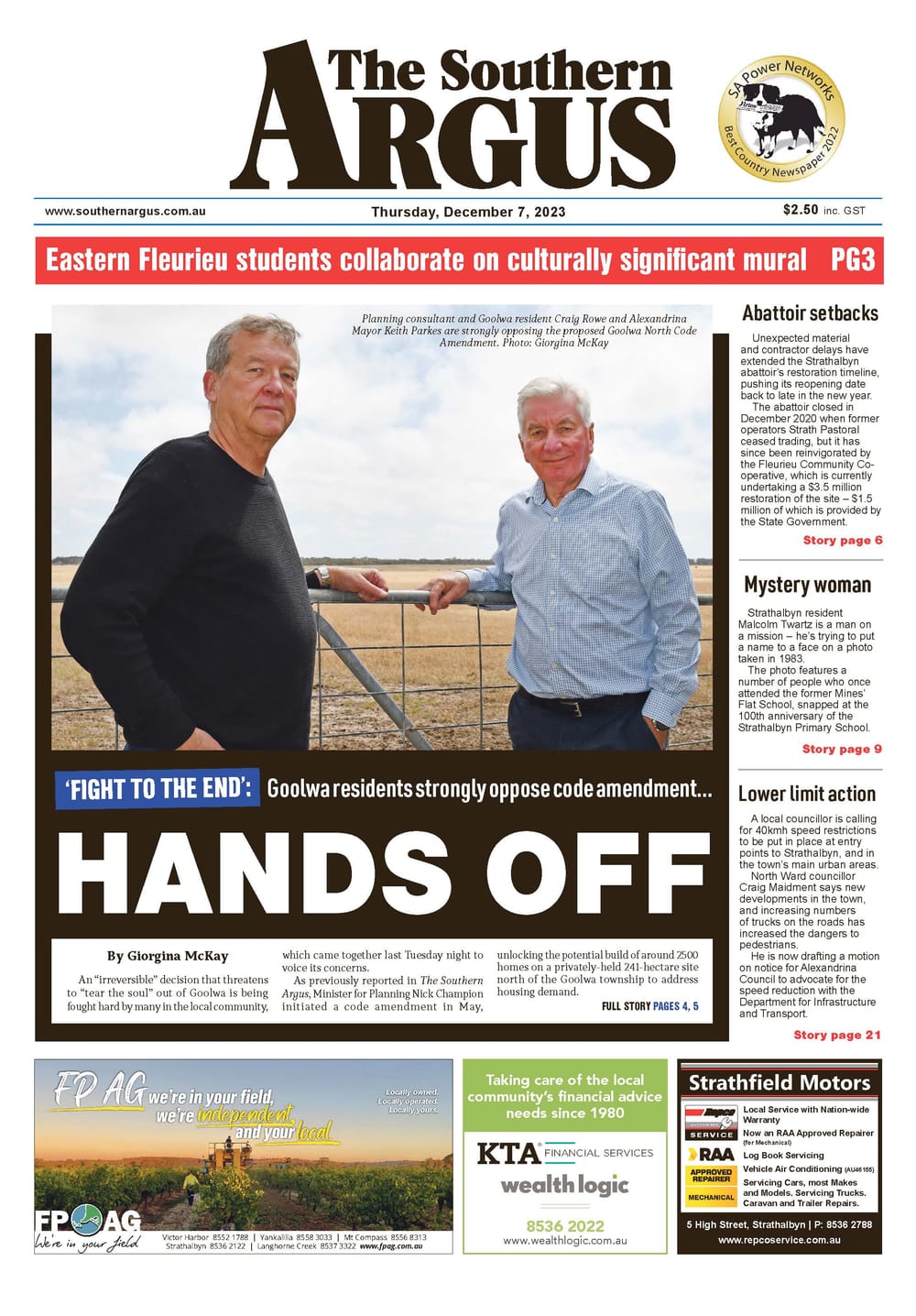 The Southern Argus - December 7, 2023 post image