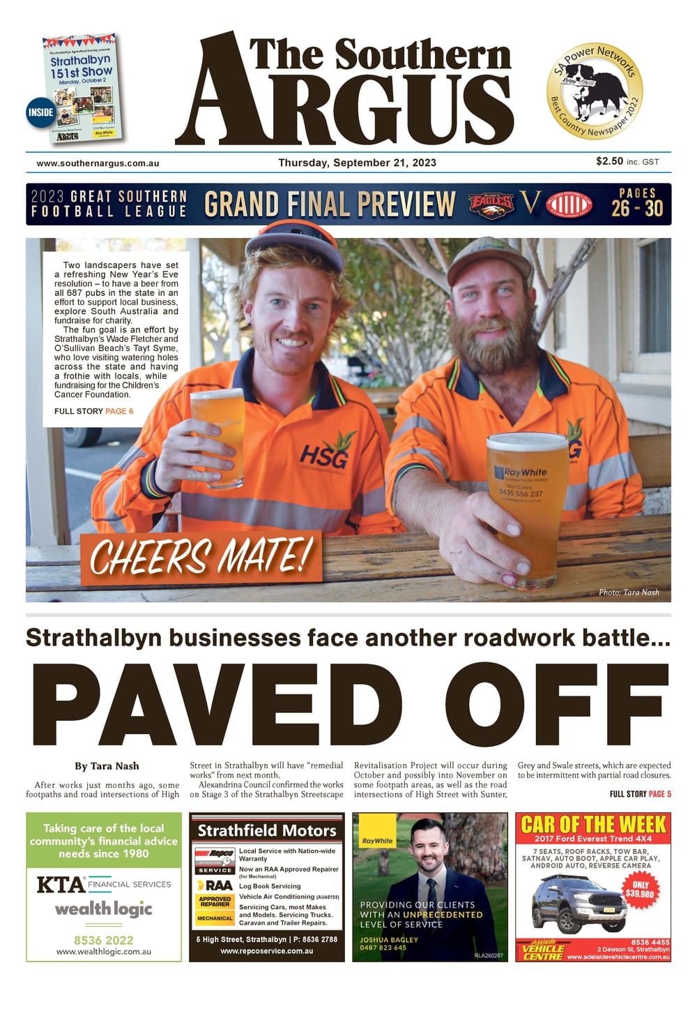 The Southern Argus - September 21, 2023 post image