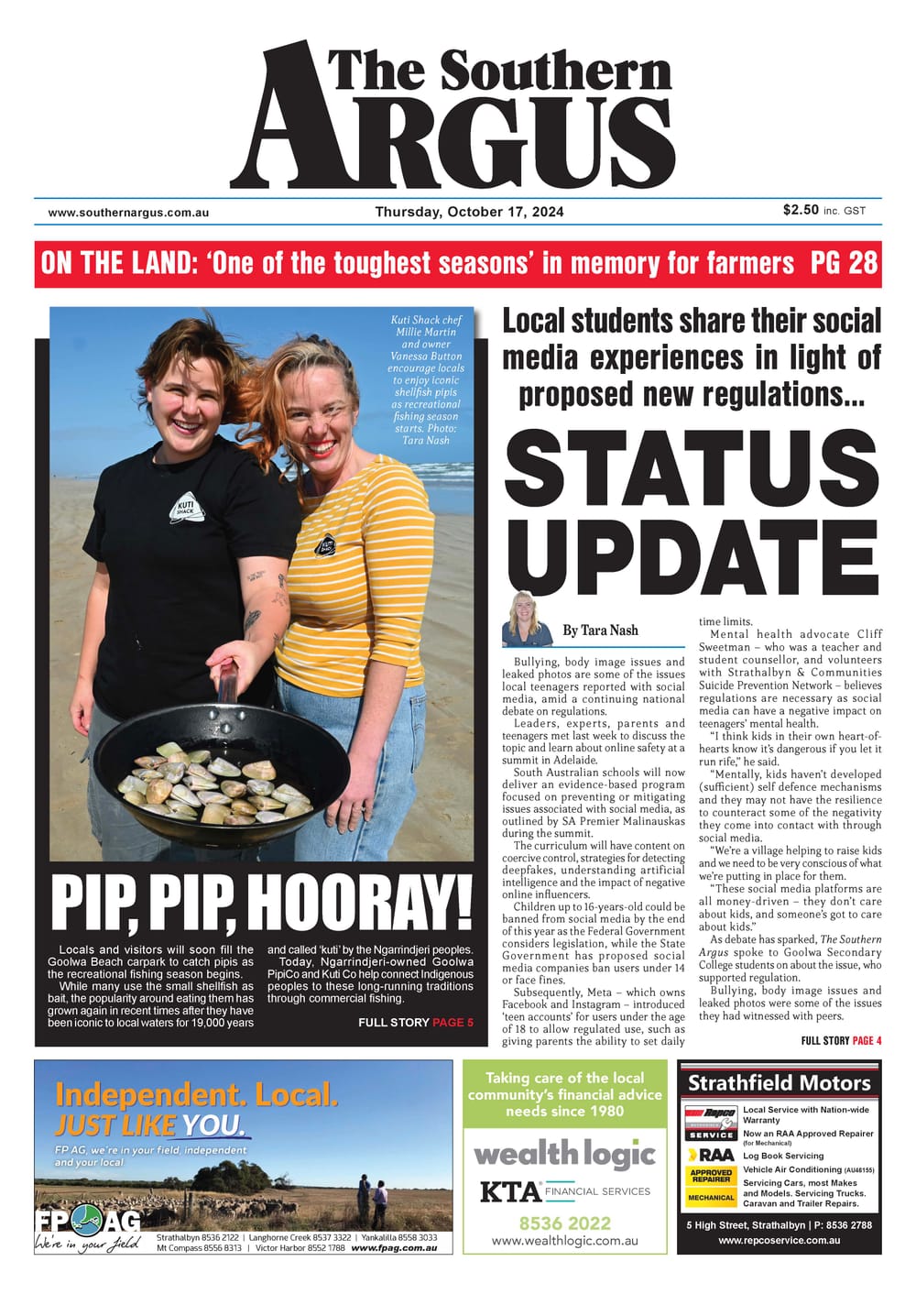 The Southern Argus - October 17, 2024 post image