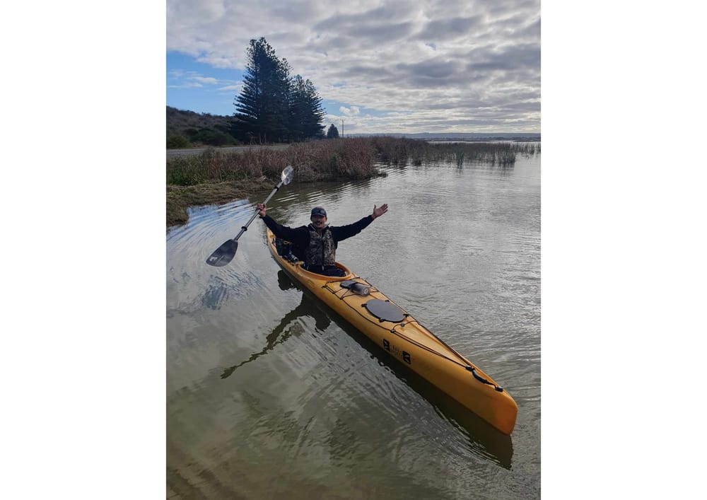 Murray Mouth finish line for epic paddle post image