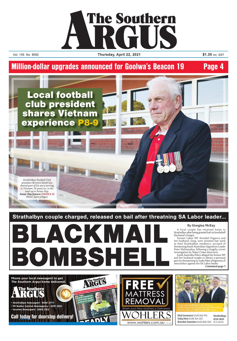 The Southern Argus - April 22, 2021 post image