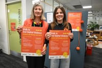 Marching against domestic violence post image